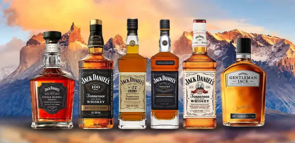 List of Jack Daniels Tennessee Whiskey's