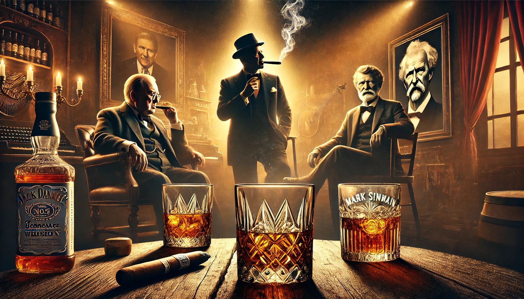 3 Famous Whiskey Drinkers