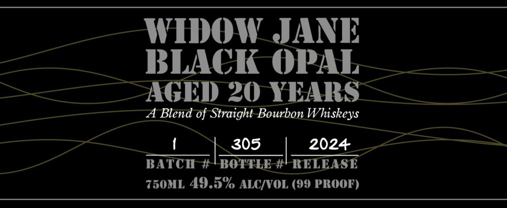 Widow Jane’s Black Opal